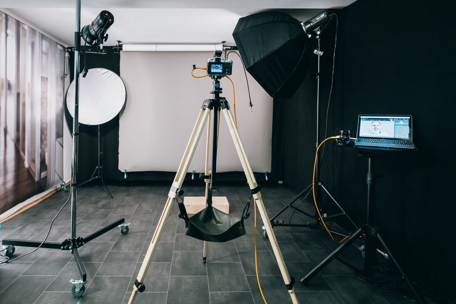 Einblick ins Fotostudio